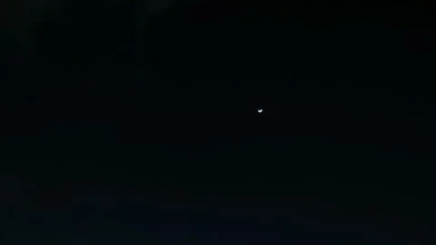 Ultra wide angle shot of Moon timelapse Stock Footage 285699533