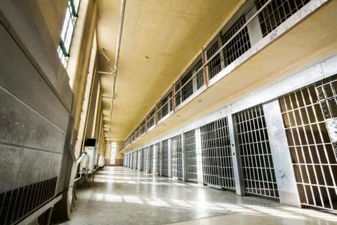 Ultra wide prison Stock Photos