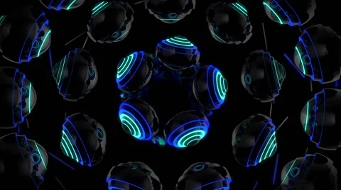 UltraBalls Vj Loop Pack Stock Footage 66555689