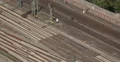 UltraHD 4K Aerial View Express Train Passing Commuter Commuting German Transport 4k or 4k+ Resolution
