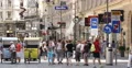UltraHD 4K Bicycle Tour Graben Shopping Street Vienna Crowded Pedestrians Zone 4k or 4k+ Resolution