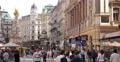 UltraHD 4K Busy City Crosswalk Shopping Street Road Traffic Vienna People Walk 4k or 4k+ Resolution