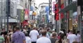 UltraHD 4K Crowd Shopping Street Busy Shopper Cologne Pedestrians Passing People 4k or 4k+ Resolution