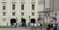 UltraHD 4K Establishing Shot Hofburg Palace Heroes Square People Walk Tourists 4k or 4k+ Resolution