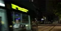 UltraHD 4K Euro Sign Frankfurt Financial District European Central Night Tram 4k or 4k+ Resolution