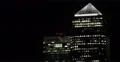 UltraHD 4K Evening Night Light Canary Wharf London Office Business Buildings UK 4k or 4k+ Resolution
