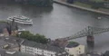 UltraHD 4K Frankfurt Main River Eiserner Steg Iron Bridge Pedestrians Walking 4k or 4k+ Resolution