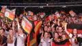 UltraHD 4K German Football Team Happy Crowd Fans Cheering Enjoy Victory Sing 4k or 4k+ Resolution