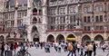 UltraHD 4K Mariensaule Marienplatz Munich Pedestrians Walk Crowd Crossing Square 4k or 4k+ Resolution