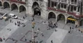 UltraHD 4K Mariensaule Munich New Town Hall Square People Walk Visit Commuting 4k or 4k+ Resolution