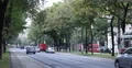UltraHD 4K Red Old Tram Vienna Rush Hour Traffic Car Passing Busy People Commute 4k or 4k+ Resolution
