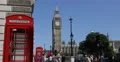 UltraHD 4K Red Phone Booth People Walking Commuting Parliament Square London UK 4k or 4k+ Resolution