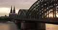 UltraHD 4K Sunset Light Cologne Icon Cathedral Establishing Shot Skyline Germany 4k or 4k+ Resolution
