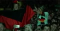 UltraHD 4K Two Young Girls Waving German Flag Crowd Audience Football Match Fans 4k or 4k+ Resolution