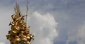 UltraHD 4K UHD Closeup Column Graben Vienna Golden Sculpture Gold Statues Day 4k or 4k+ Resolution