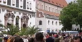 UltraHD 4K UHD Establishing Shot Munich Shopping Street People Walking Day 4k or 4k+ Resolution