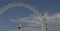 UltraHD 4K UHD Landmark London Eye Capsule Iconic Entertainment UK Blue Sky Day 4k or 4k+ Resolution
