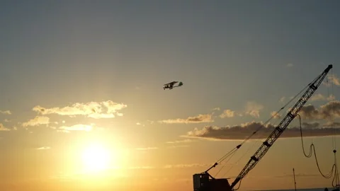 Ultralight aircraft Stock Footage 296294916