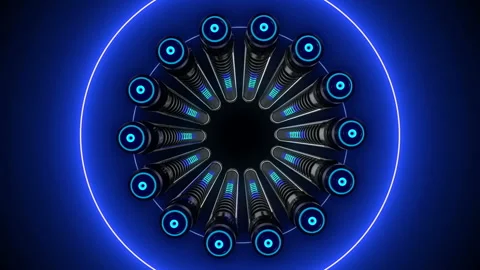 Ultraluminal Loop 10 Stock Footage 100019280