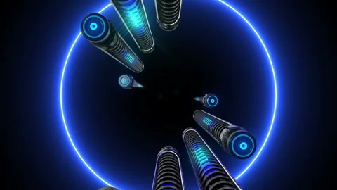 Ultraluminal Loop 12 Stock Footage 100019212