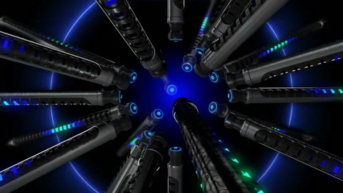 Ultraluminal Loop 17 Video stock 100019134