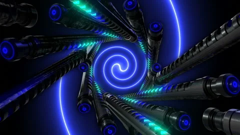Ultraluminal Loop 9 Stock Footage 100019285