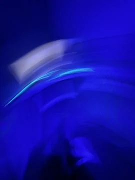 Ultramarine Vortex: A Glimpse into Light and Motion Stock Illustration