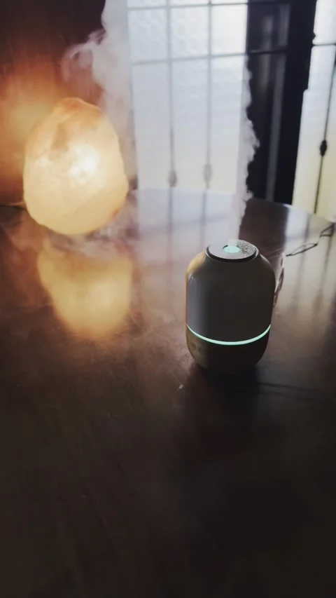 Ultrasonic aroma diffuser Stock Footage 315549864