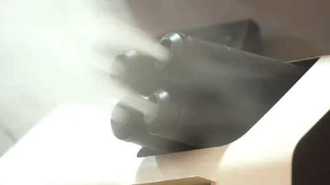 Ultrasonic humidifiers action 스톡 동영상 88692963