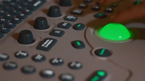 Ultrasound machine Stock Footage 55390711