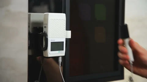 Ultrasound machine Stock Footage 68838716