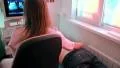 Ultrasound scanning of kidney (nephrosonography) in diagnosis department HD Footage