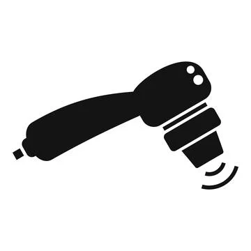 Ultrasound therapy icon simple vector. Physio massage Stock Illustration
