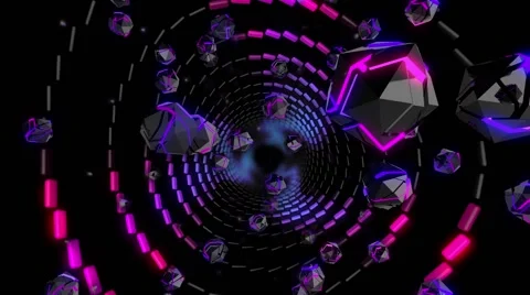 UltraTunnel VJ Loop Stock Footage 67501827