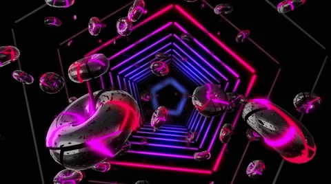 UltraTunnel VJ Loop Stock Footage 67501849