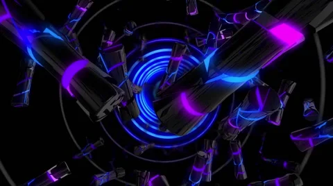 UltraTunnel VJ Loop Stock Footage 67502811
