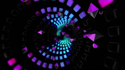 UltraTunnel VJ Loop Video stock 67508841