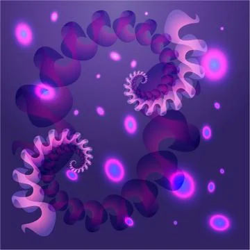 Ultraviolet abstract 6 Stock Illustration