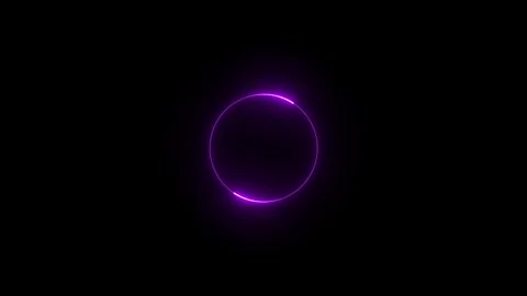 Ultraviolet electric orbit motion graphic - abstract neon ring radar scan a.. Stockbeeldmateriaal 339341383
