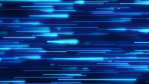 Ultraviolet Fluorescent Neon Light Laser Directional Line Data Flow Stock Footage 126020191