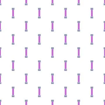 Ultraviolet lamp tube seamless pattern background Stock Illustration