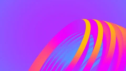 Ultraviolet render. Abstract vibrant geometric background. Banner or poster Illustrazione stock