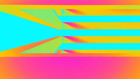 Ultraviolet render. Abstract vibrant geometric background. Banner or poster Stock Illustration