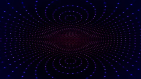 Ultraviolet space. Neon room. Technological space of bright color. LED podi.. Video stock 284969803