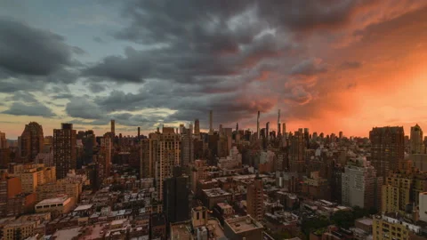 Ultrawide Cityscape Timelapse (Fast Gradient Wipe) Stock Footage 205430150
