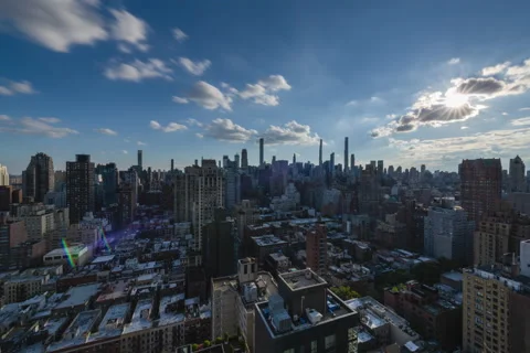 Ultrawide Cityscape Timelapse (First of Two) Stock Footage 205430234