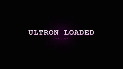 Ultron Loaded Unity 4.1.54 Text Animation - Futuristic Sci-Fi Title Sequence Stock Footage 331568488