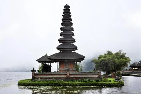 Ulun danu bedungul Stock Photos