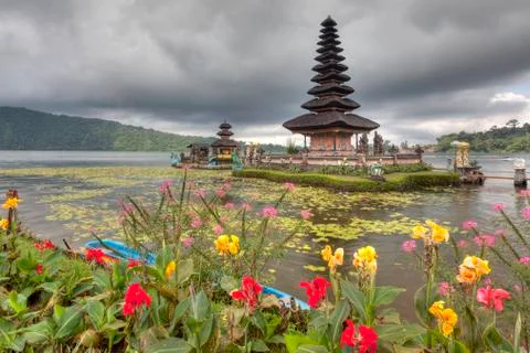 Ulun Danu Temple Stock Photos