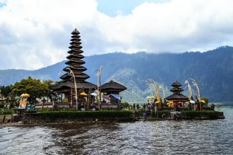 Ulun danu temple Stock Photos
